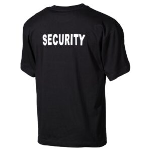 Security T-Shirt – schwarz